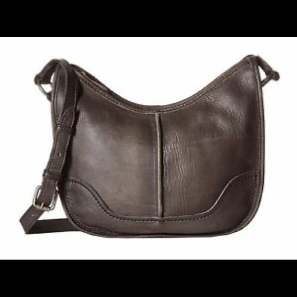 Frye Handbags - Frye Cara Saddle Crossbody SMOKE